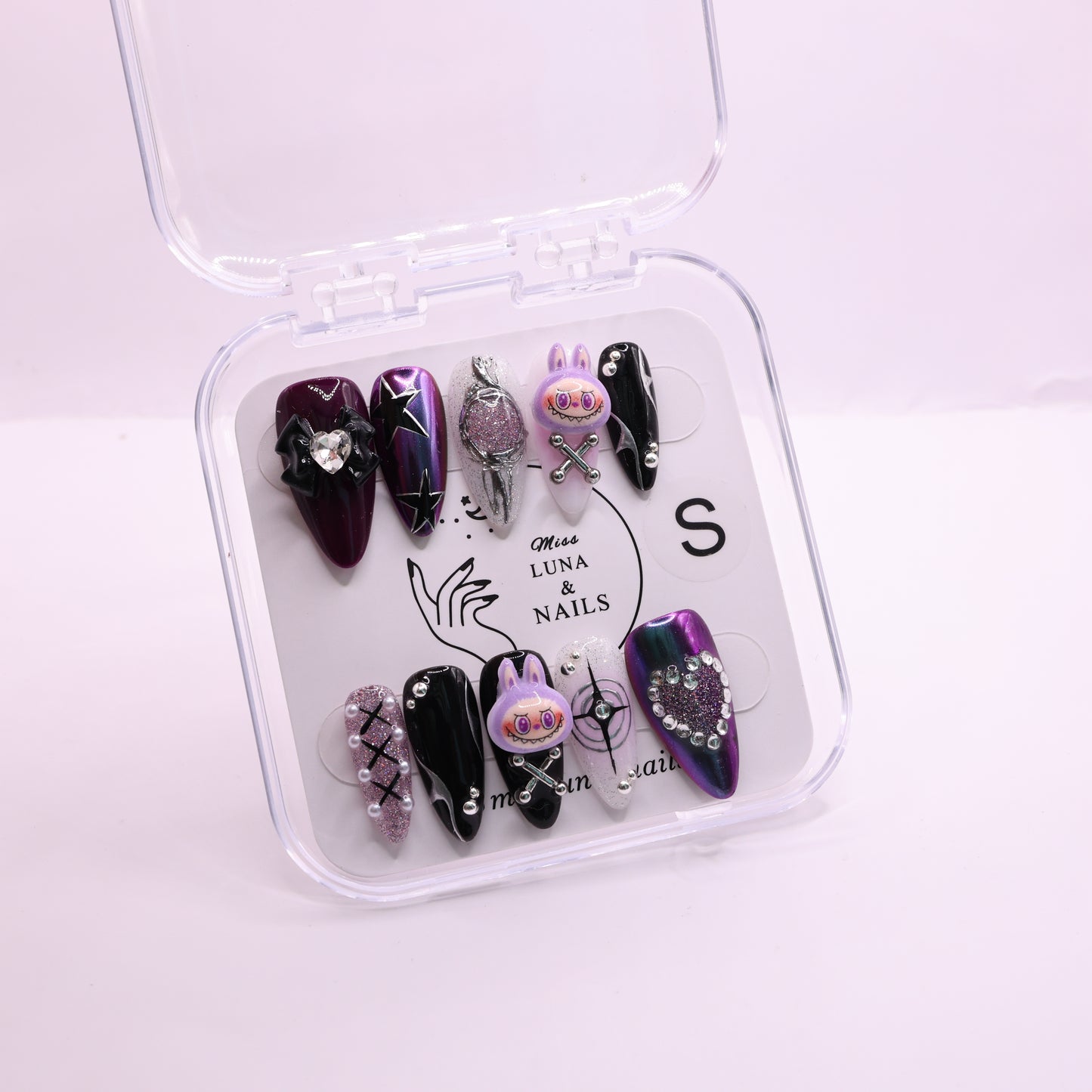 Purple Love Labubu