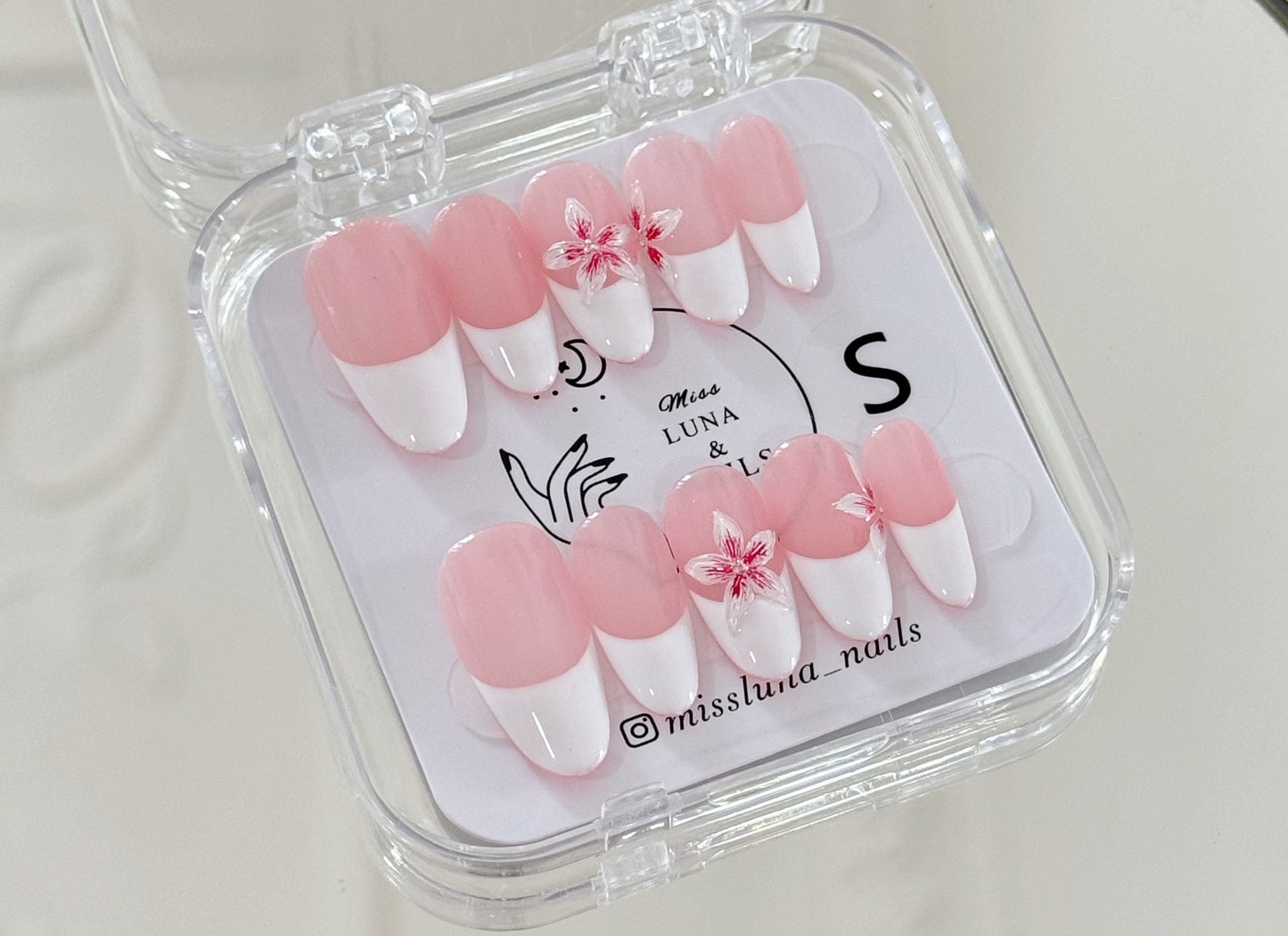 Haitang French Nail Art