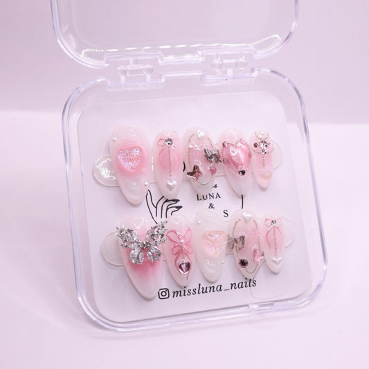 Sweet pink hearts