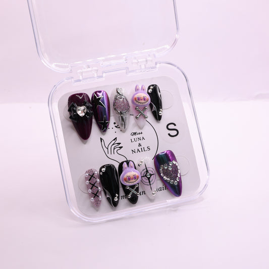 Purple Love Labubu